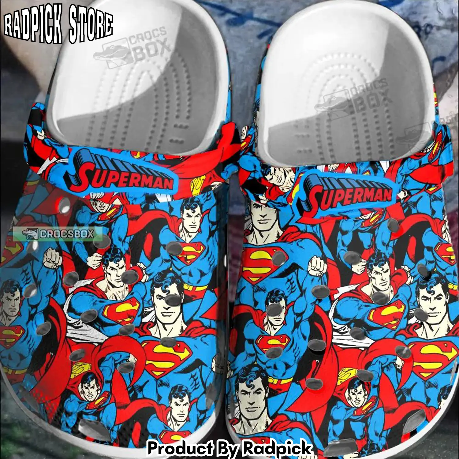 Radpick superman man of steel crocss shoes rp6521027